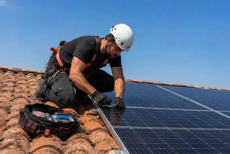 Maintenance et monitoring de panneaux solaires à Saint-André-de-Bâgé