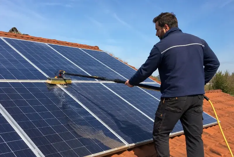 Nettoyage et entretien de panneaux solaires à Saint-André-de-Bâgé